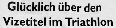 Titel Mitteldistanz Presse